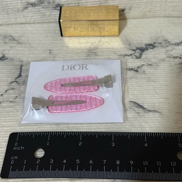 Dior Beauty Pink Trotter Style Set of Hair Clips - Picture 8 of 8